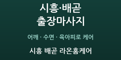 시흥 배곧 라온홈케어
